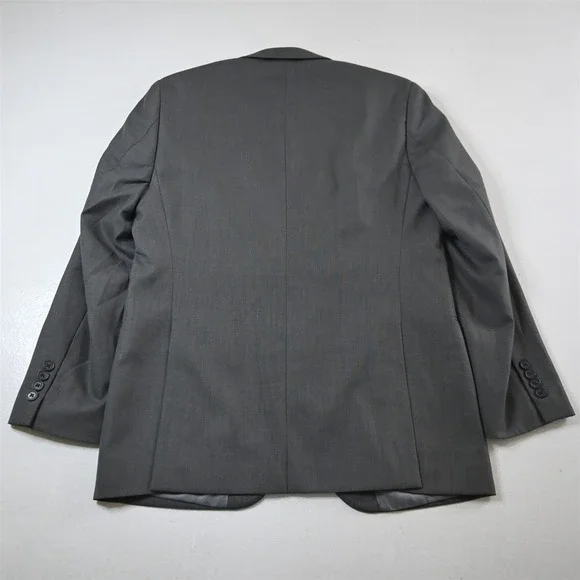 J Ferrar 38S 34x32 Gray 3 Piece Vest Mens Jacket Pants Suit‎